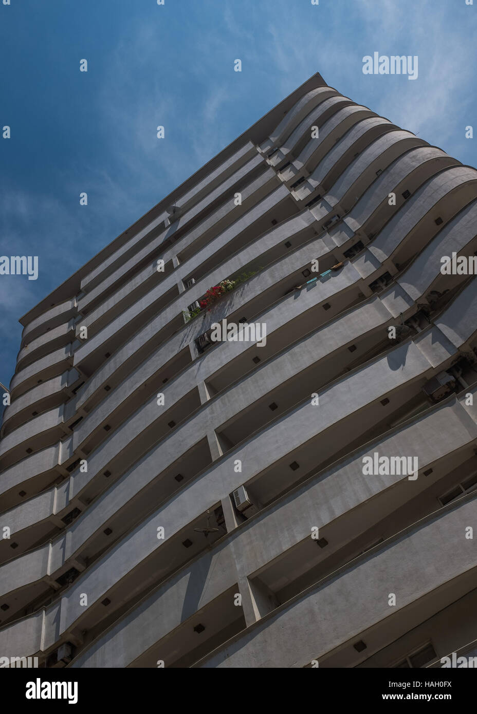 The Citadel, Apartment Building in Bagatalle Road, Colombo, Sri Lanka Stock Photo