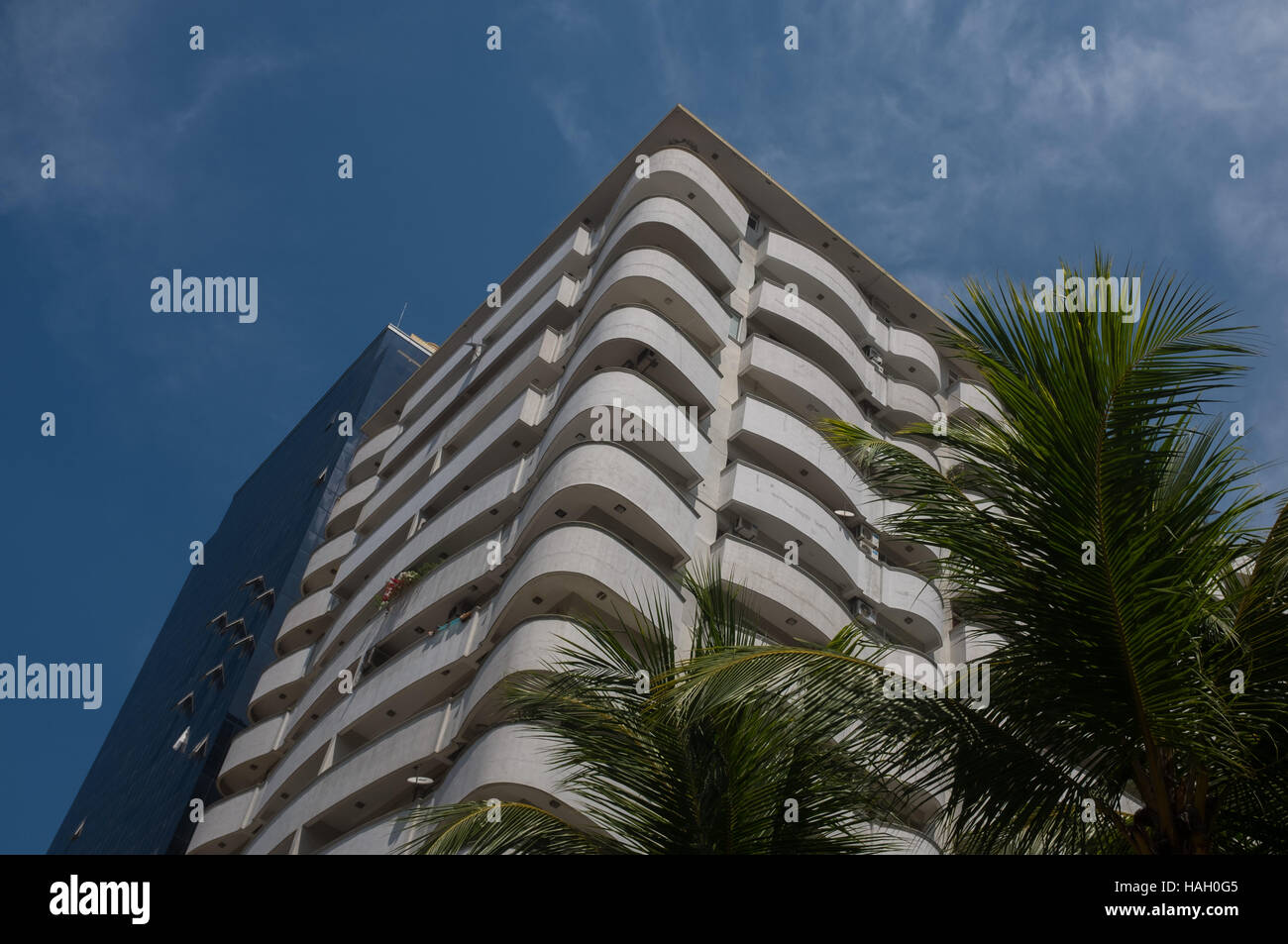The Citadel, Apartment Building in Bagatalle Road, Colombo, Sri Lanka Stock Photo
