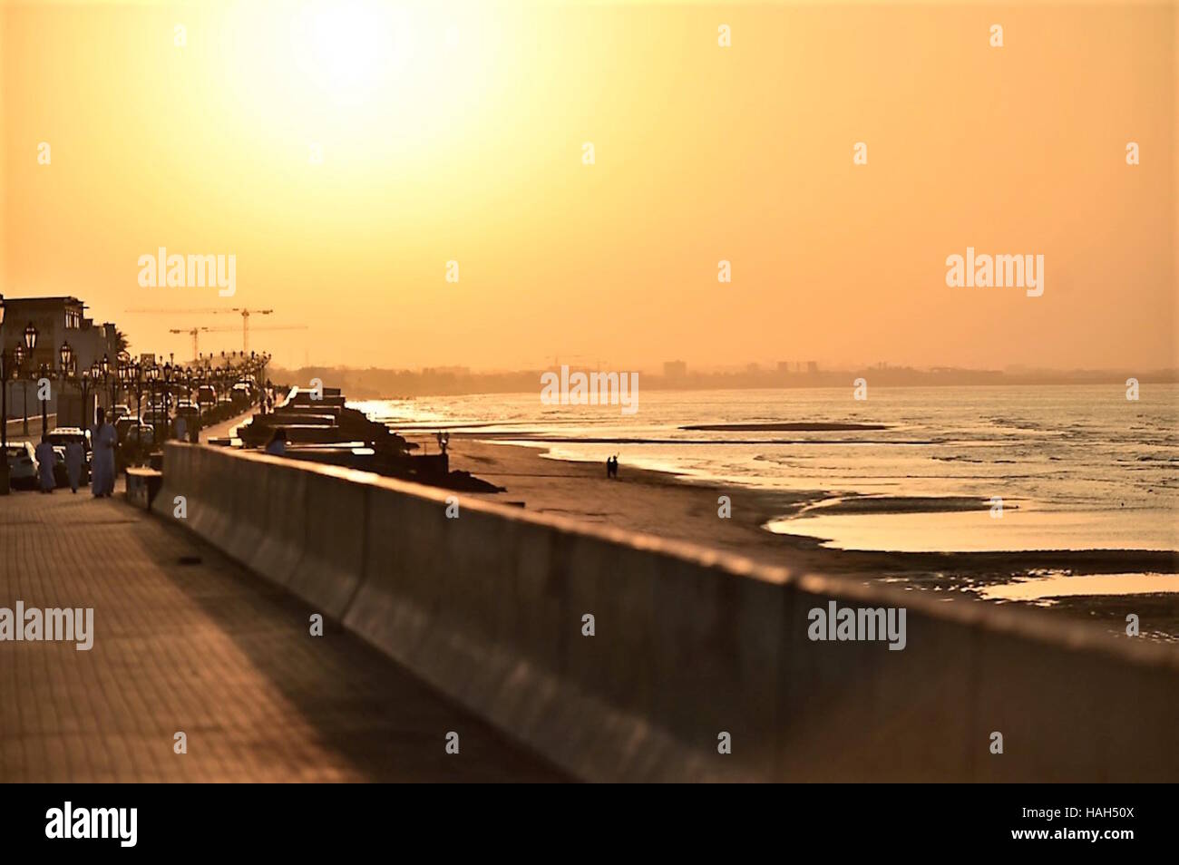 Along the coast in Muscat, Oman Stock Photo