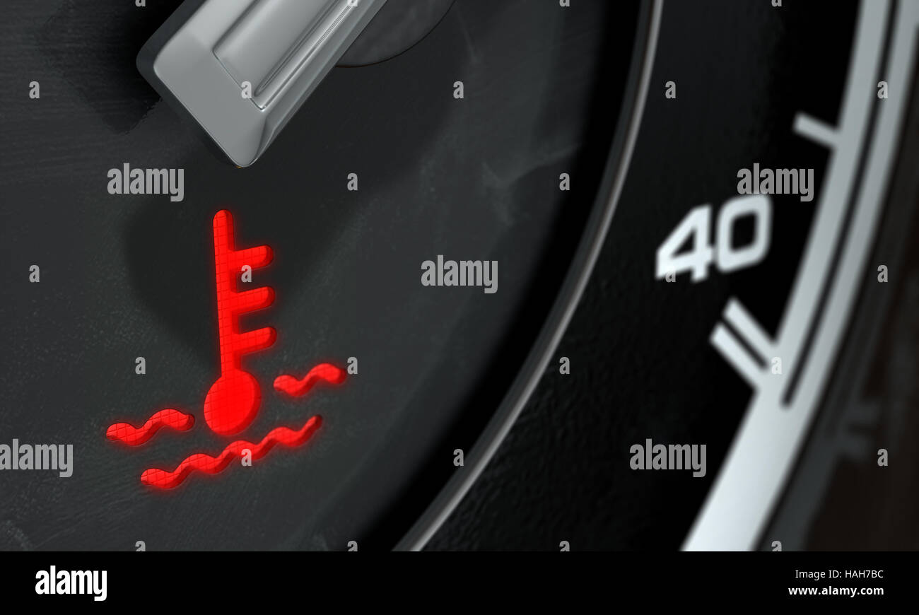 A 3D render of an extreme closeup of an illuminated high temperature