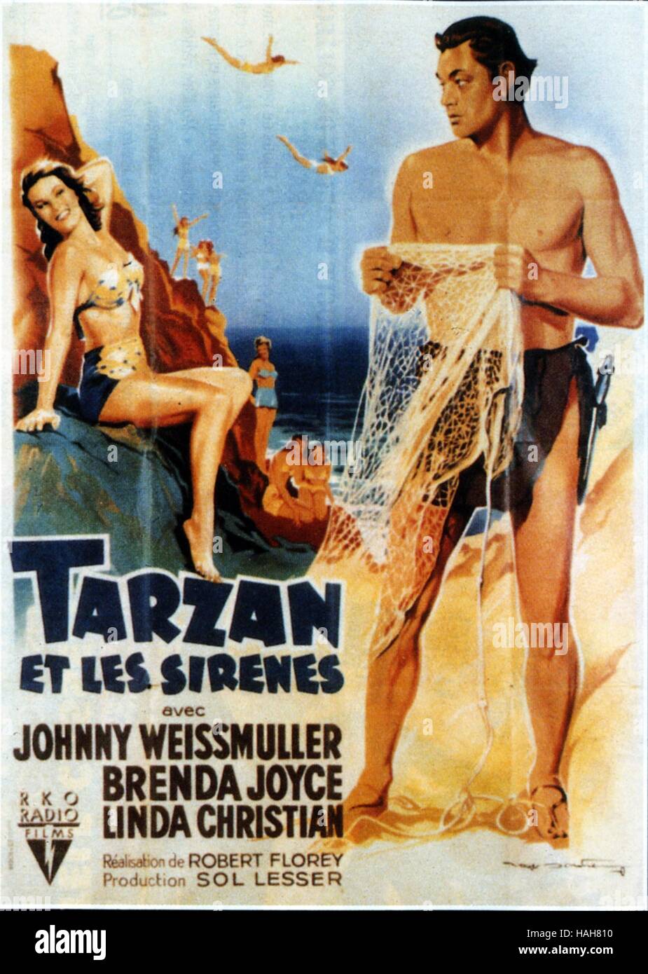 Tarzan and the Mermaids Year : 1948 USA Director : Robert Florey Movie poster (USA) Stock Photo