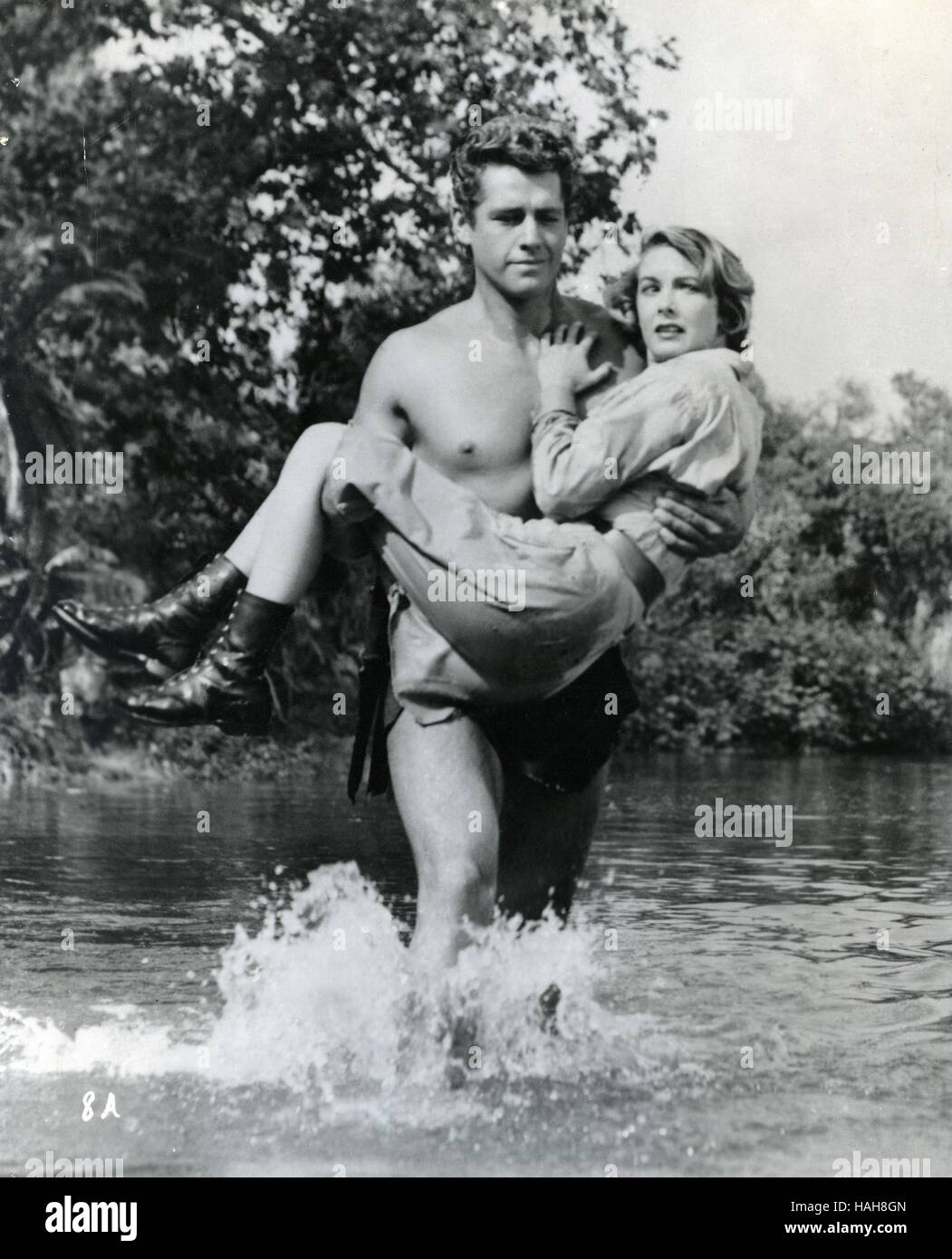 Tarzan's Hidden Jungle Year : 1955 USA Director : Harold D. Schuster Gordon Scott, Vera Miles Stock Photo