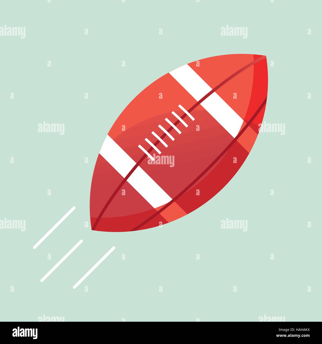 Vector flat icon of a american football Stock Vector Image & Art - Alamy