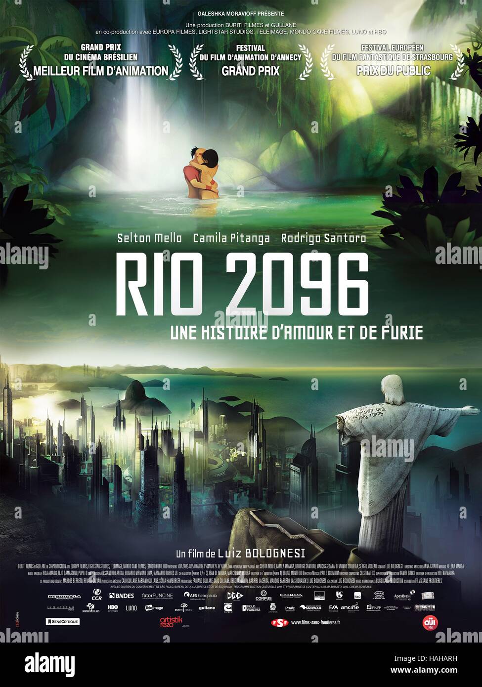 Uma Historia de Amor e Furia Rio 2096: A Story of Love and Fury Year : 2013 Brazil Director : Luiz Bolognesi Animation Movie poster (Fr)