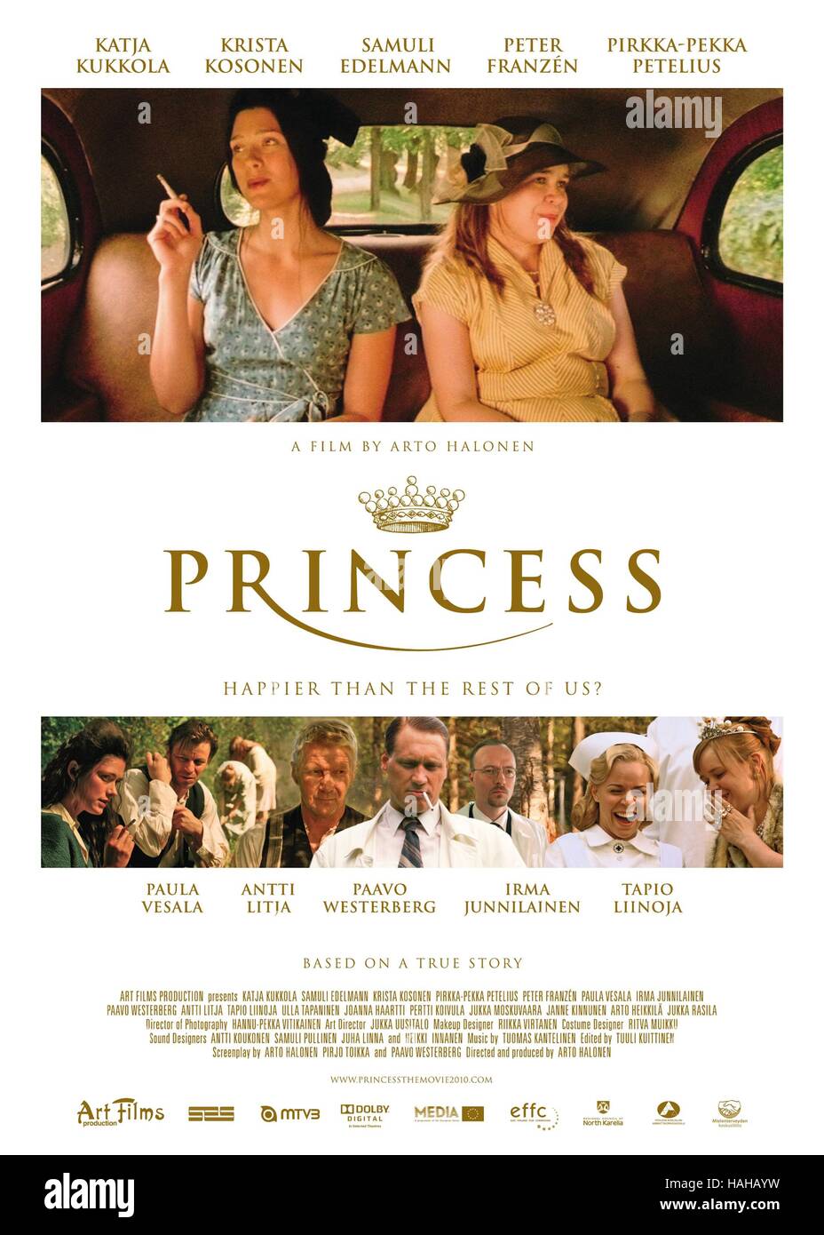 Princess Prinsessa Year : 2010 Finland Director : Arto Halonen Krista Kosonen, Katja Kukkola Movie poster (USA) Stock Photo