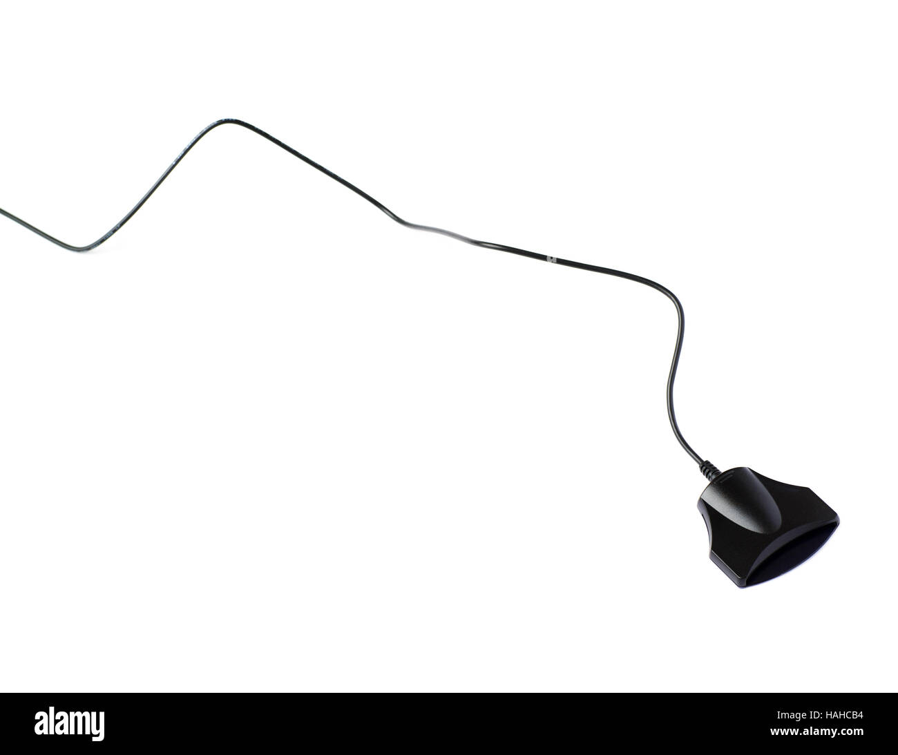 Identity authentication card reader isolated over white background ...