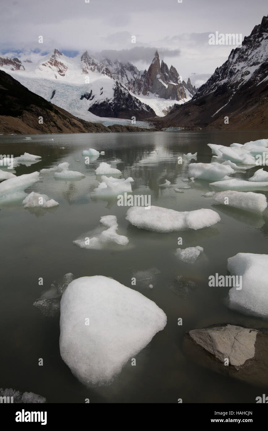 Lago torre viewpoint near El Chalten in Los Glaciares National Park ...
