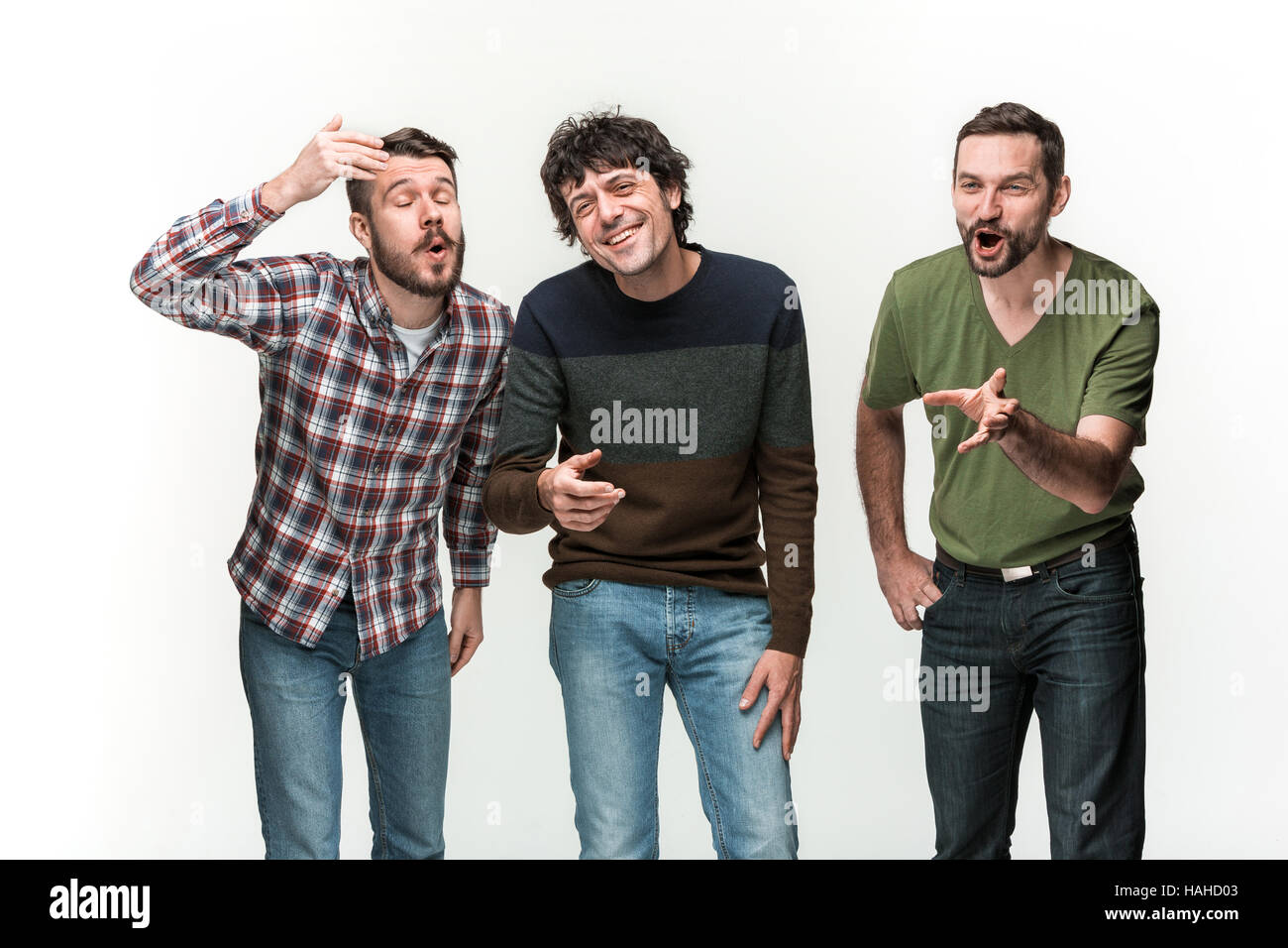 Shot three people looking hi-res stock photography and images - Alamy