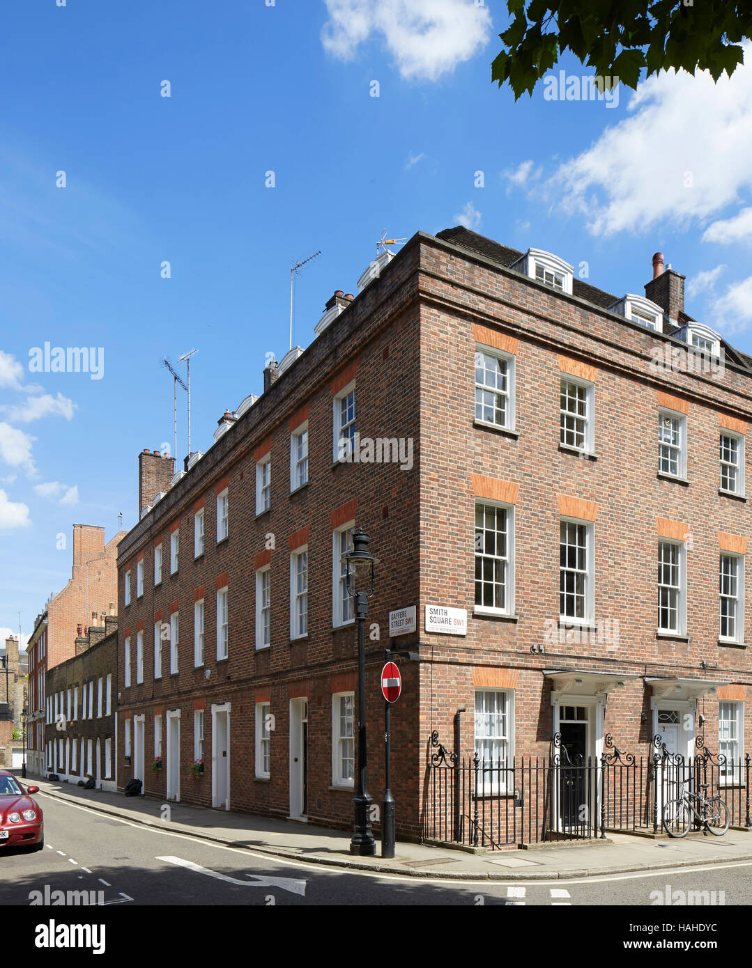 Terraced street in Westminster London. Architectural Stock, Various, United Kingdom. Architect
