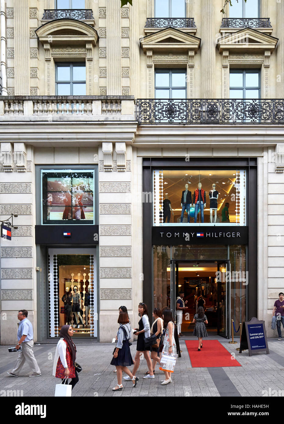 Shopping On Champs Élysées Paris Stock Photo - Download Image Now