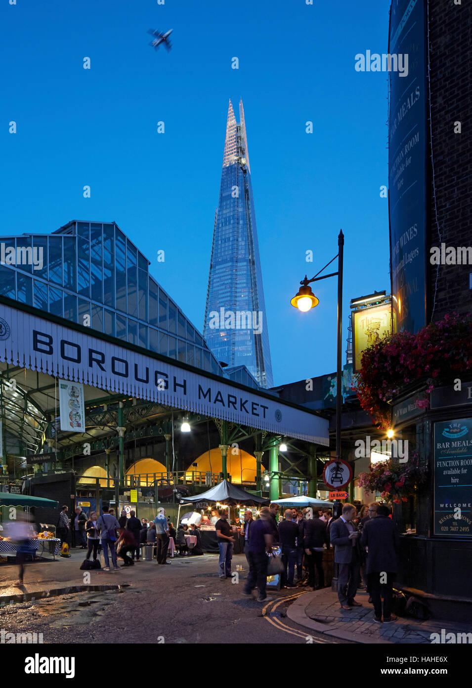 Twilight views around Borough Market London. Architectural Stock, Various, United Kingdom. Architect: n/a, 2016. Stock Photo