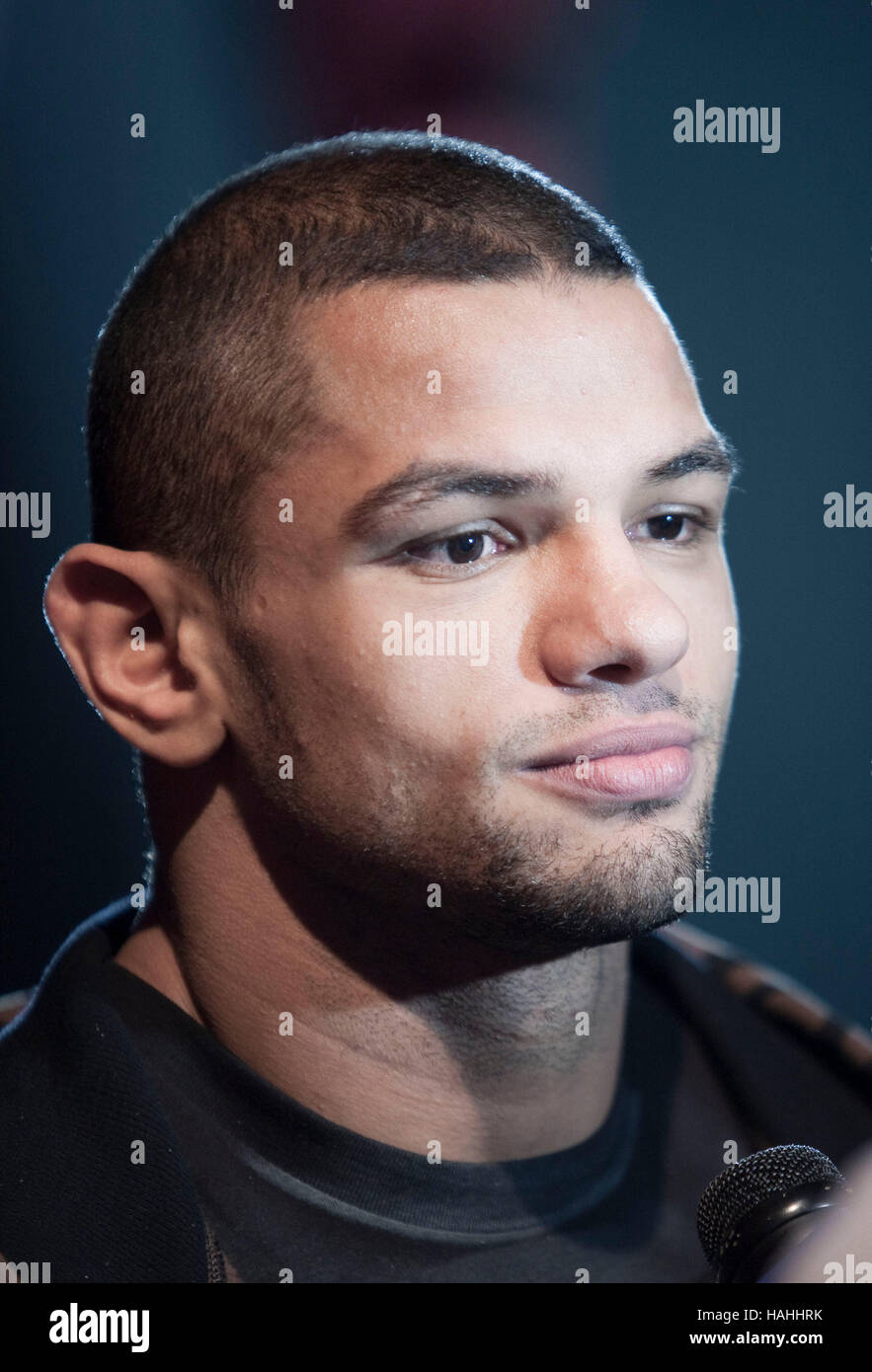 Thiago Alves at the UFC 100 press conference at the Mandalay Bay Hotel
