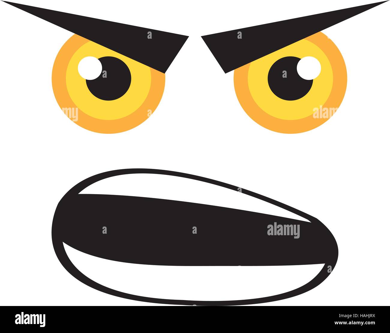 emoticon face expression isolated vector illustration design Stock ...