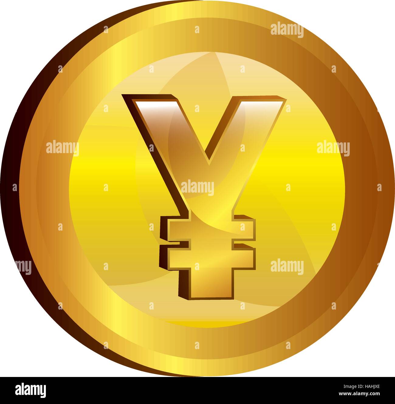 Yen money sign figure gold hi-res stock photography and images - Alamy