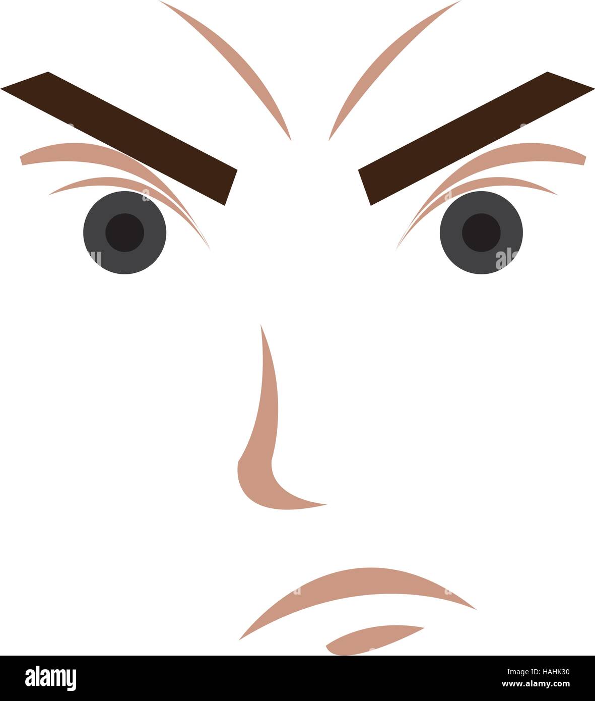 emoticon face expression isolated vector illustration design Stock ...