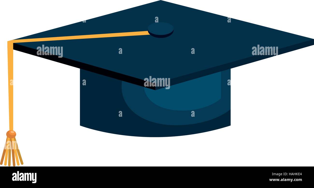 hat graduation isolated icon vector illustration design Stock Vector ...