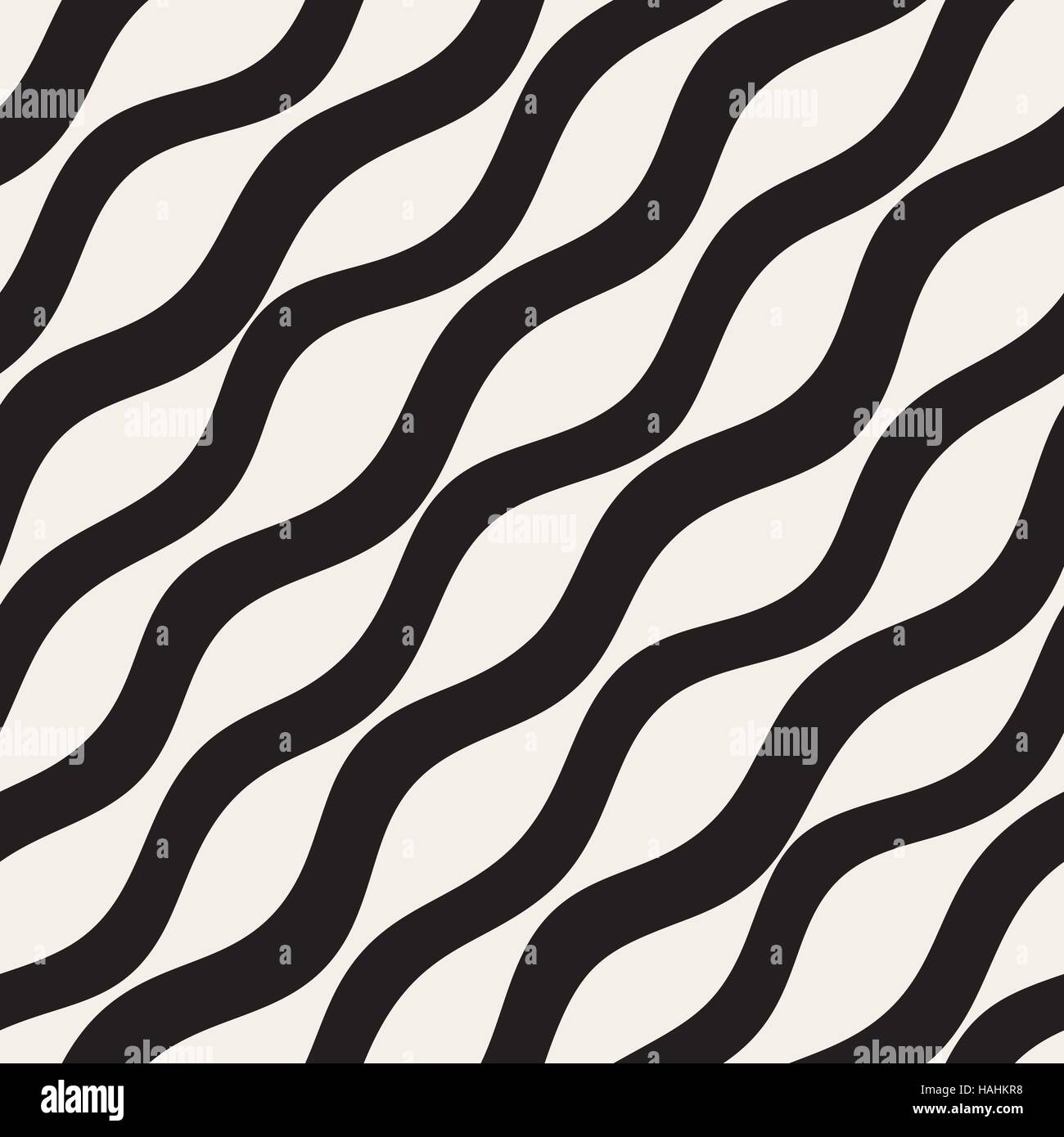 Vector Seamless Black and White Hand Drawn Diagonal Lines Pattern Stock ...