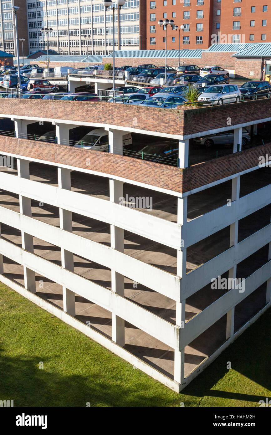 City centre multi storey car park, Nottingham, England, UK Stock Photo