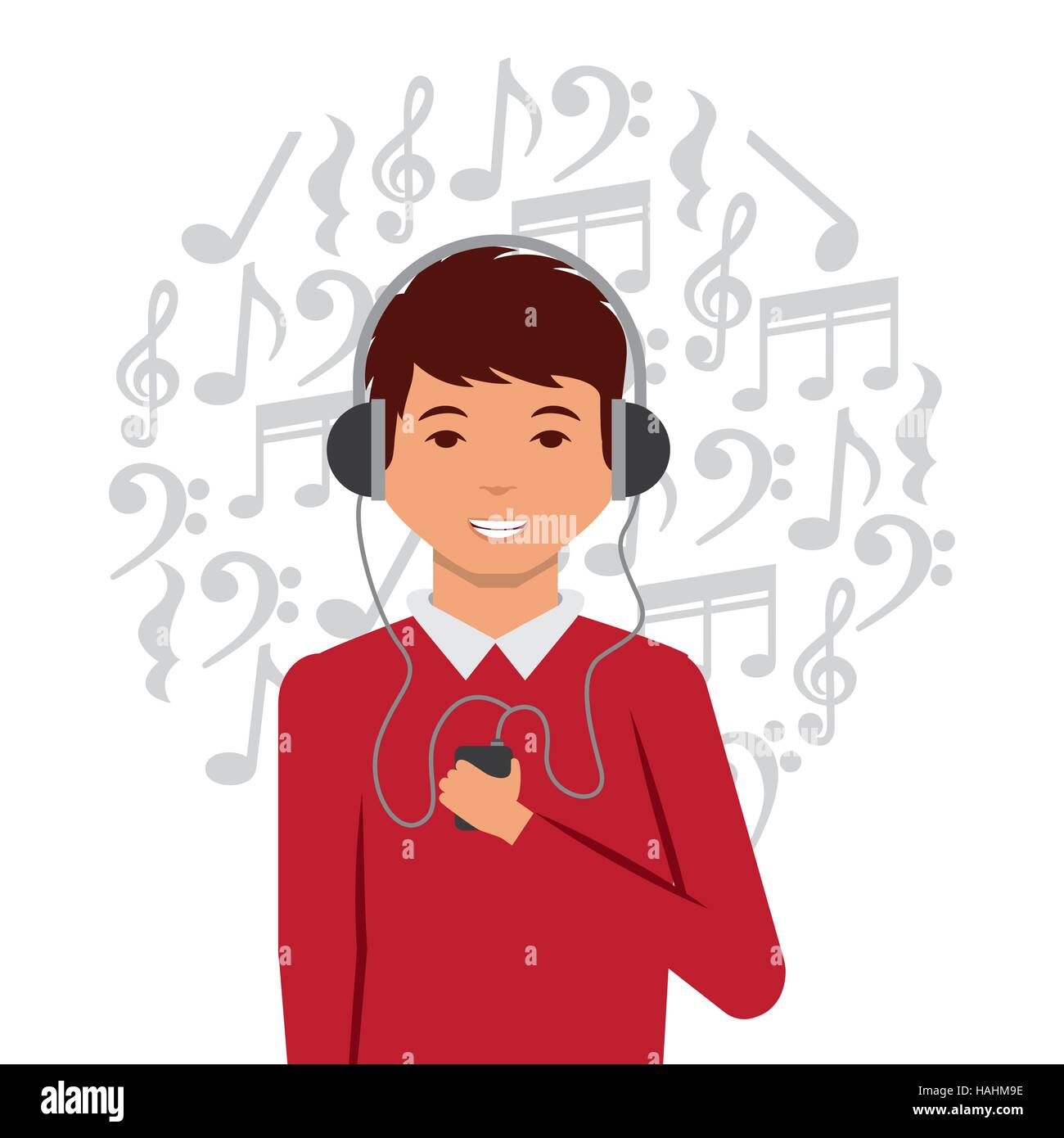 People wearing headphones Stock Vector Images - Page 2 - Alamy