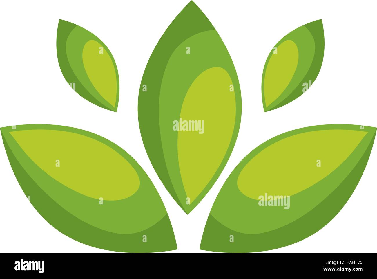 leafs plant ecology symbol vector illustration design Stock Vector ...