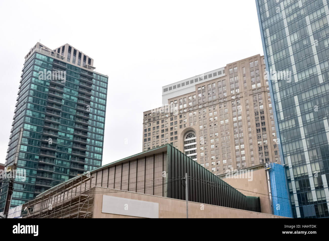 Condominium Construction. Toronto's boom has helped lead to development of more highrise buildings than any other city in North Stock Photo