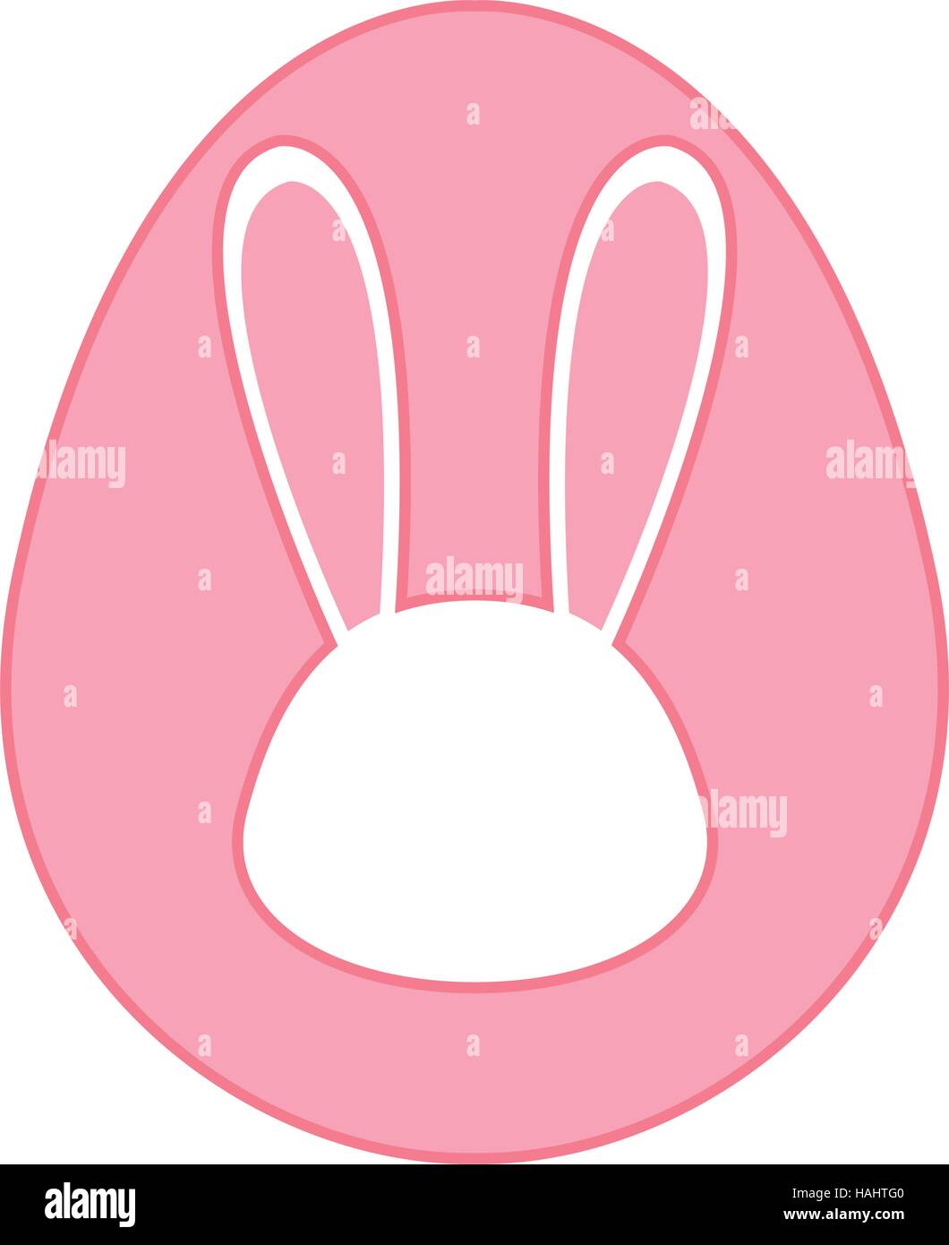 cute rabbit easter character with egg vector illustration design Stock ...