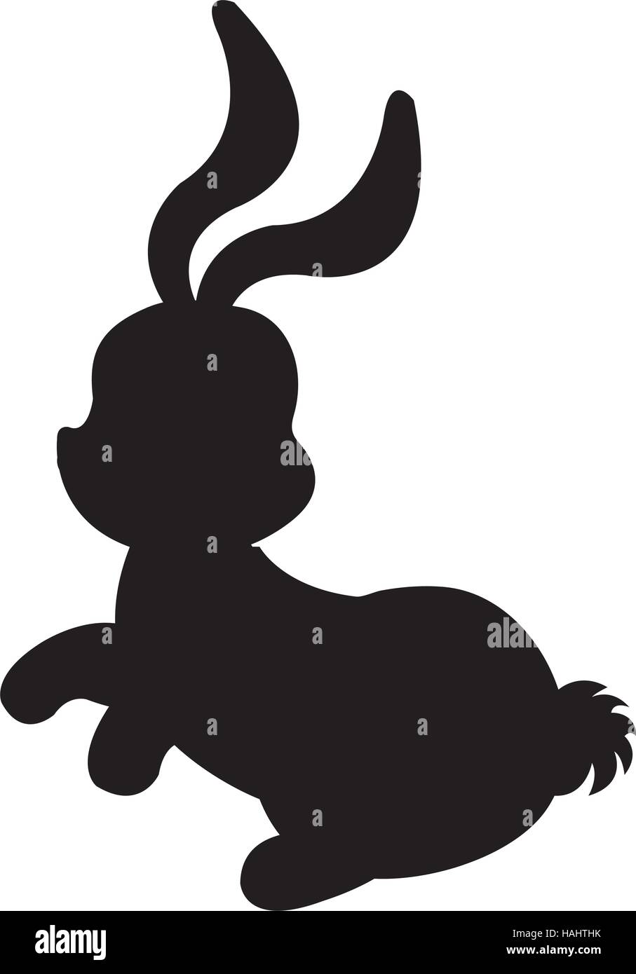 cute rabbit easter character vector illustration design Stock Vector ...