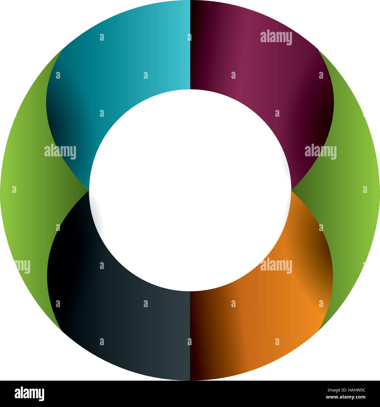 circle colors infographic icon vector illustration design Stock Vector ...