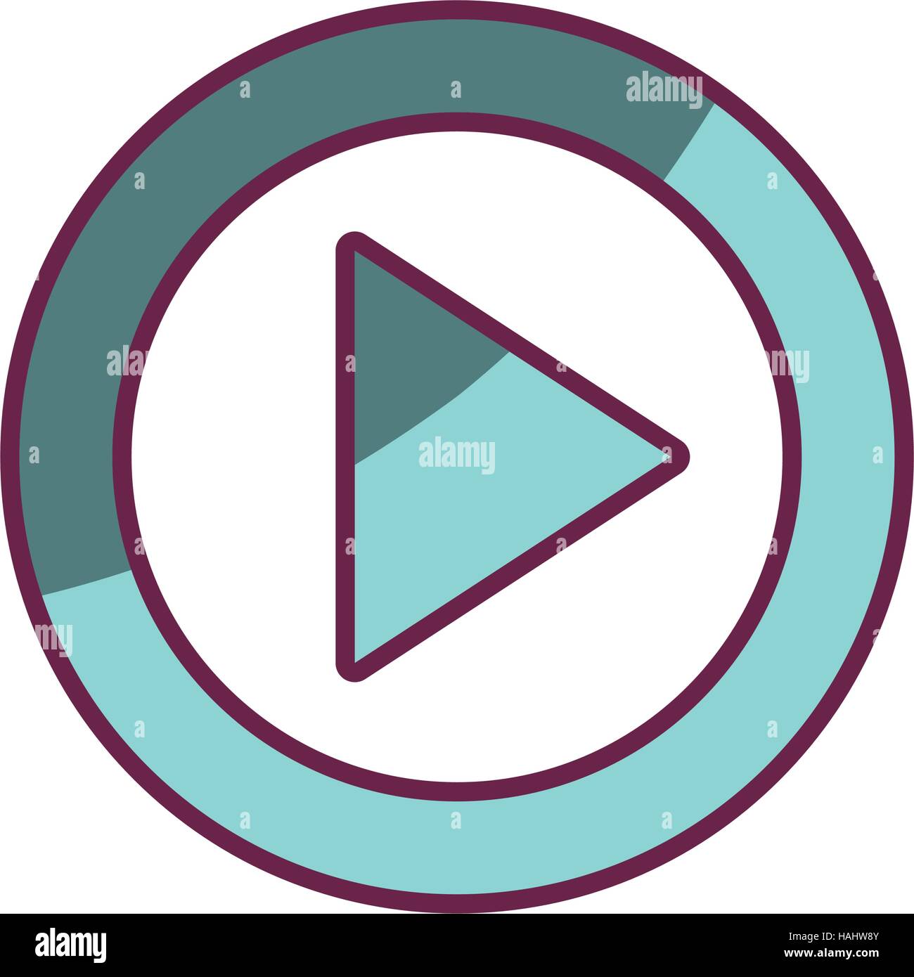 play button silhouette isolated icon vector illustration design Stock ...