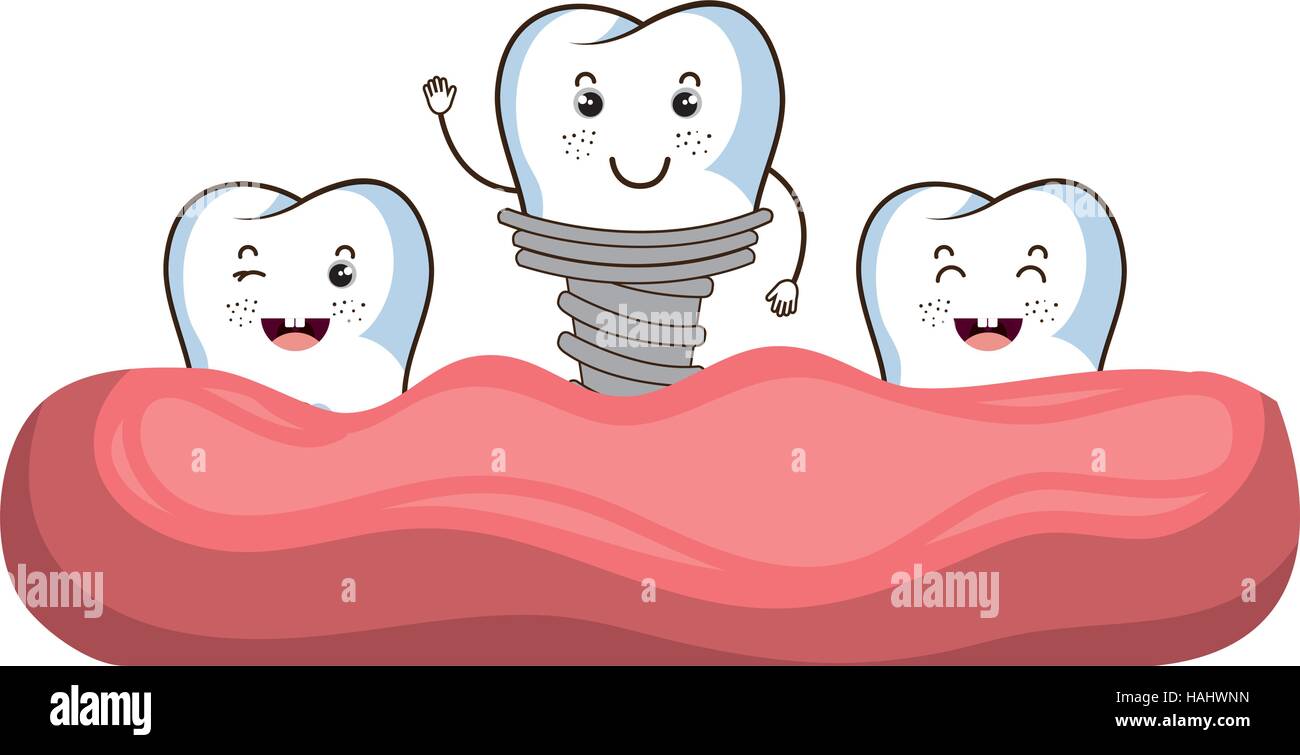 Dental care tooth character vector illustration design Stock Vector ...