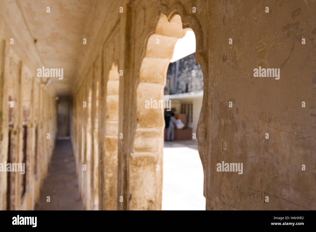 Different views of the magical Mehrangarh Fort. Jodhpur, Rajasthan. India Stock Photo