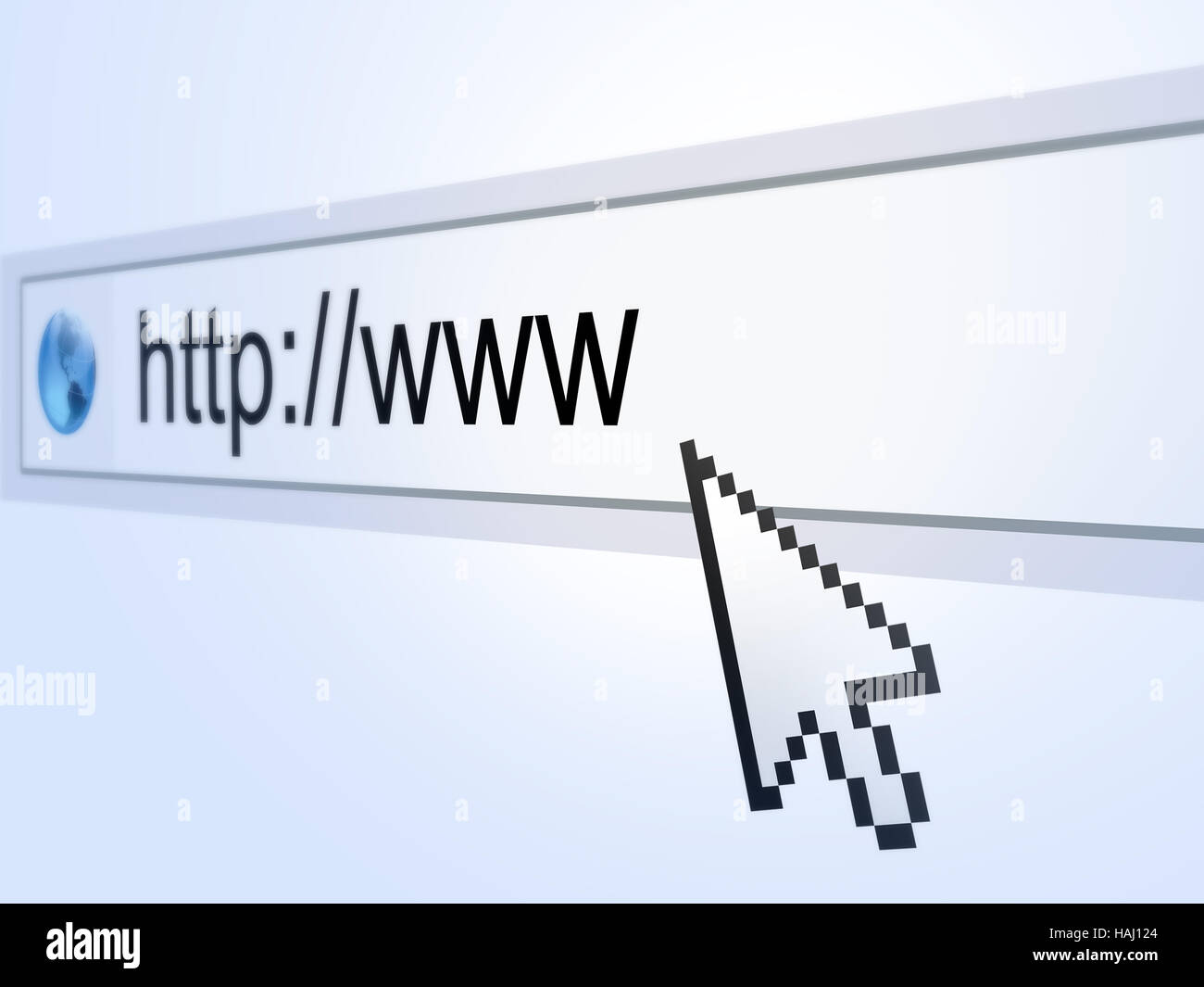 web browser Stock Photo