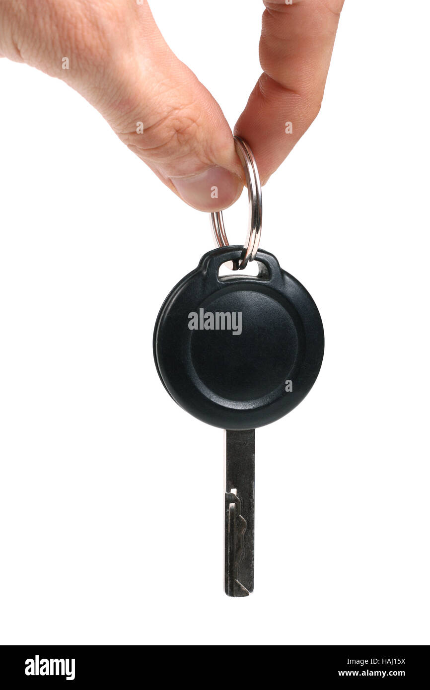 fingers hold the car key Stock Photo Alamy