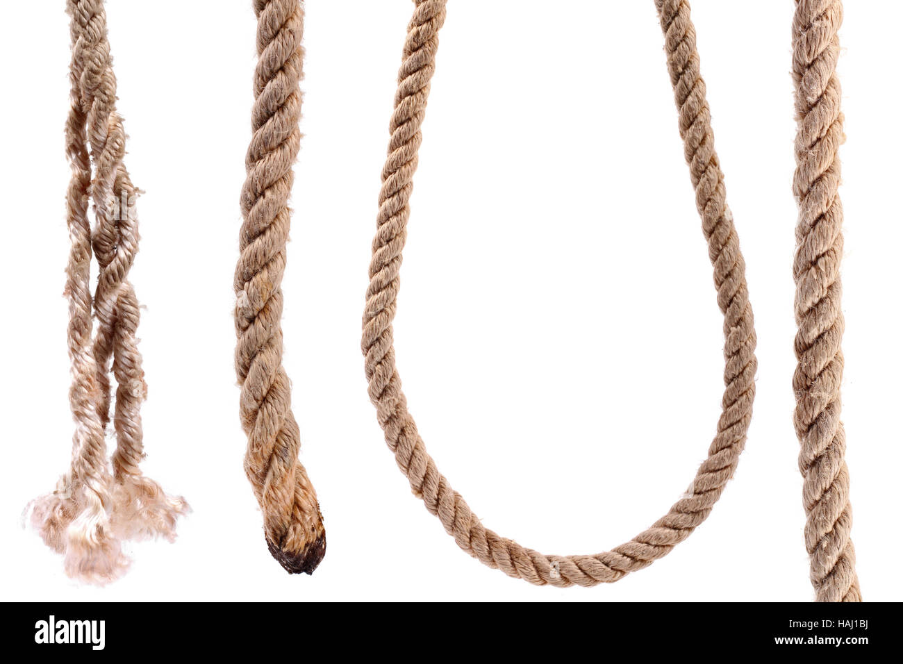 variety of rope Stock Photo