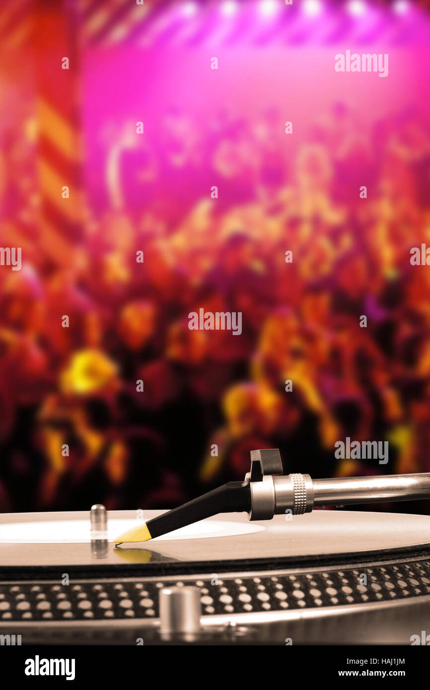 Dj music party poster background hi-res stock photography and images - Alamy