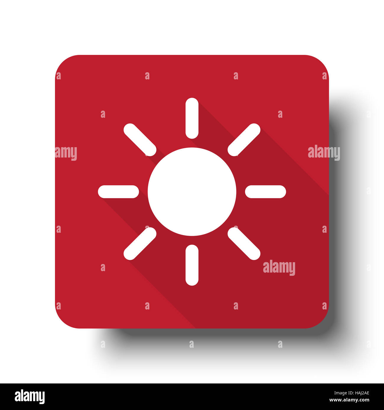 Red sun square Cut Out Stock Images & Pictures - Alamy
