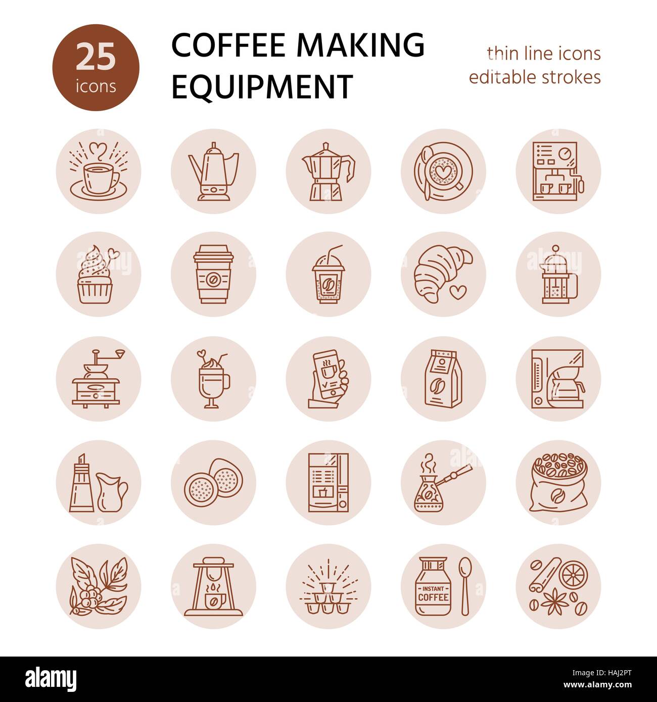 https://c8.alamy.com/comp/HAJ2PT/vector-line-icons-of-coffee-making-equipment-elements-moka-pot-french-HAJ2PT.jpg