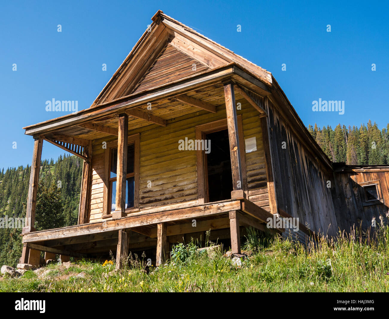 Old House Animas Forks Ghost Stock Photos Old House Animas Forks