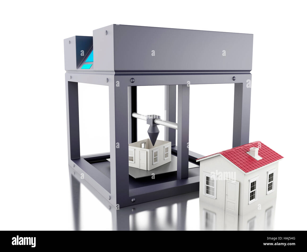 3d printer prints a house hi-res stock photography and images - Alamy