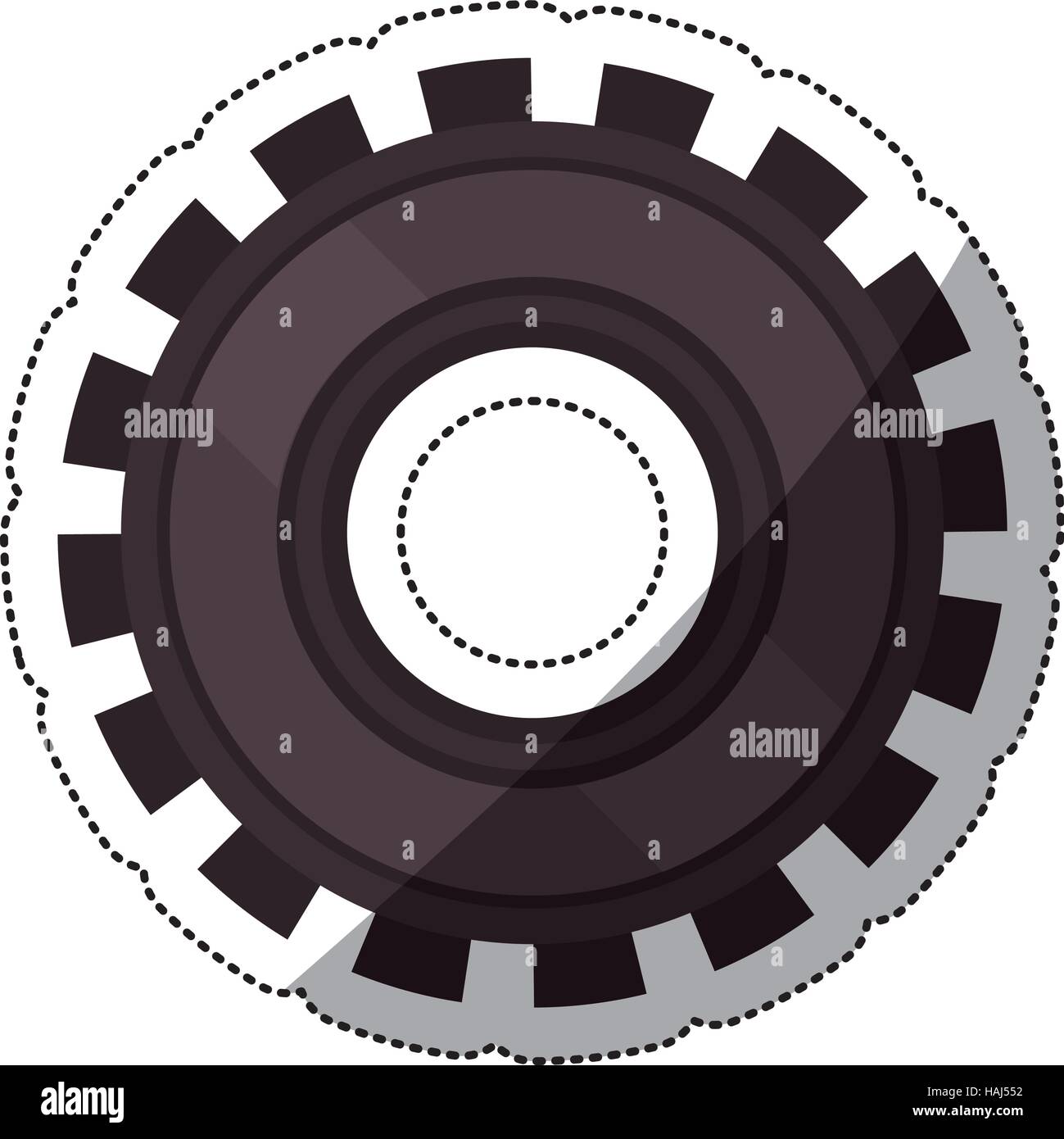 Isolated gear design Stock Vector Image & Art - Alamy