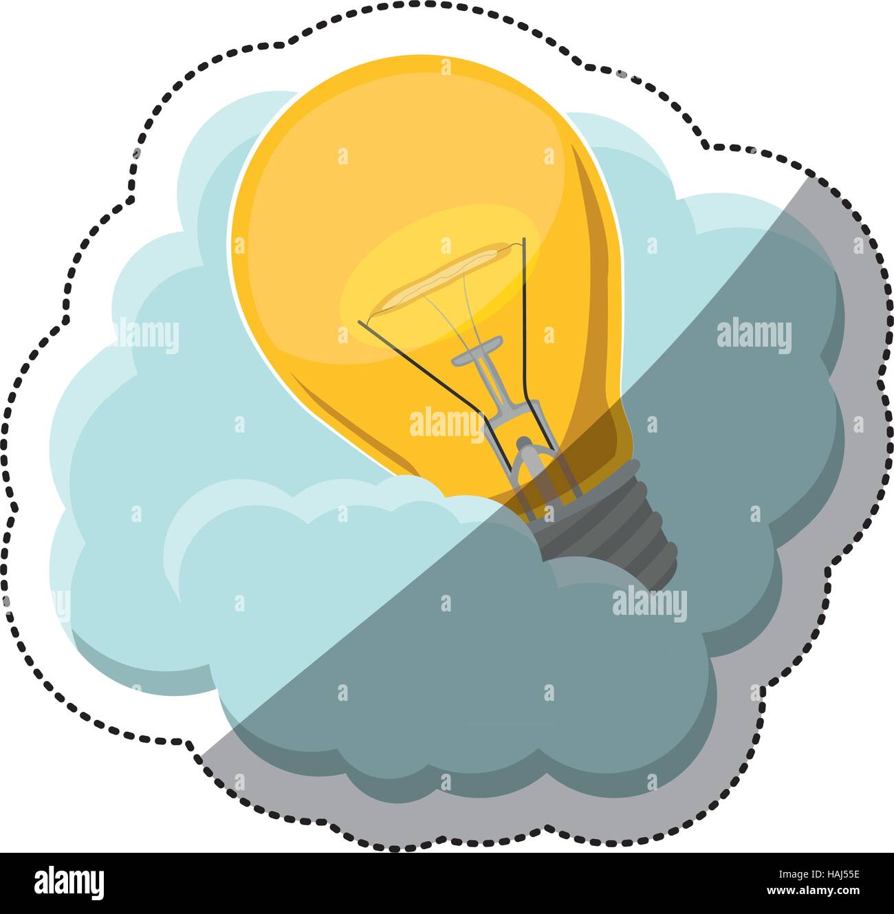 Isolated light bulb design Stock Vector Image & Art - Alamy