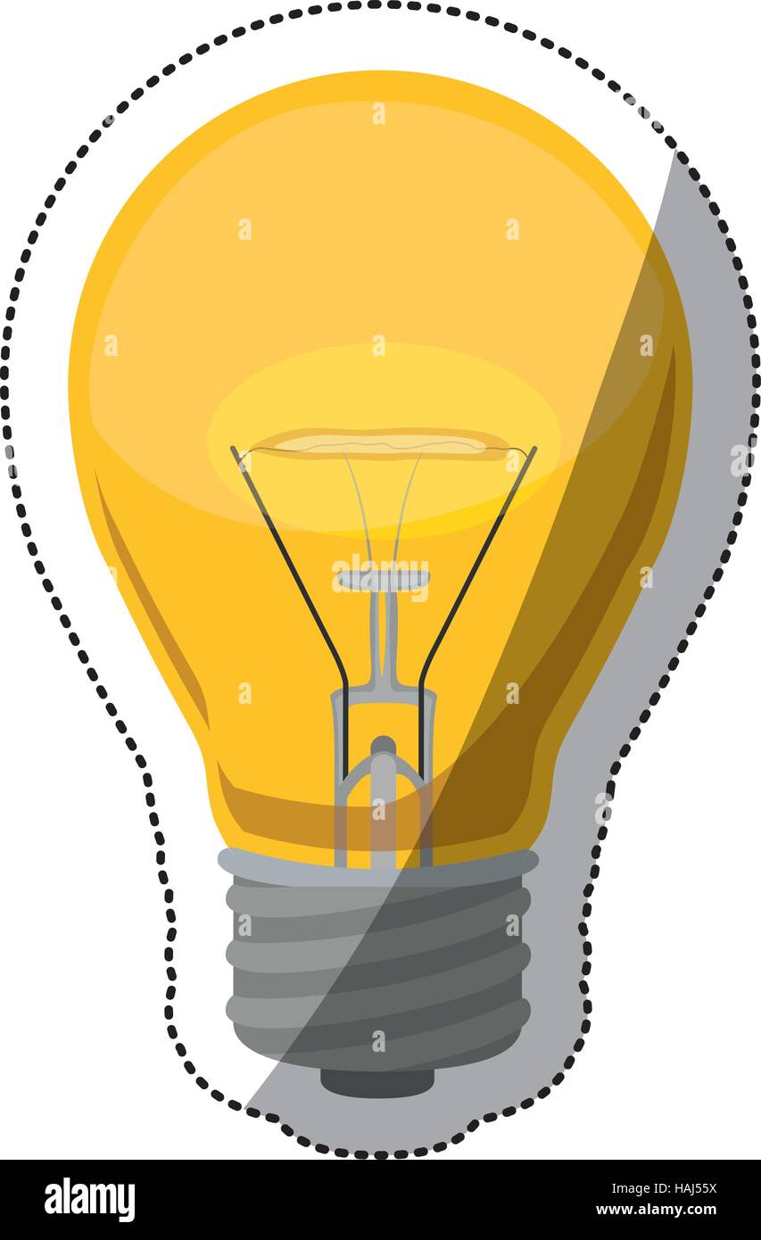 Isolated light bulb design Stock Vector Image & Art - Alamy