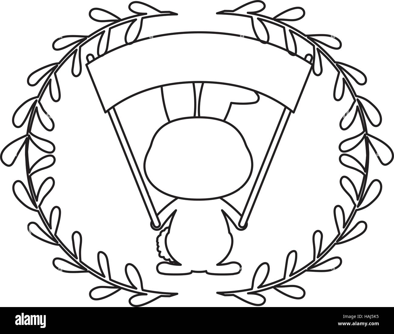 Isolated rabbit cartoon design Stock Vector Image & Art - Alamy