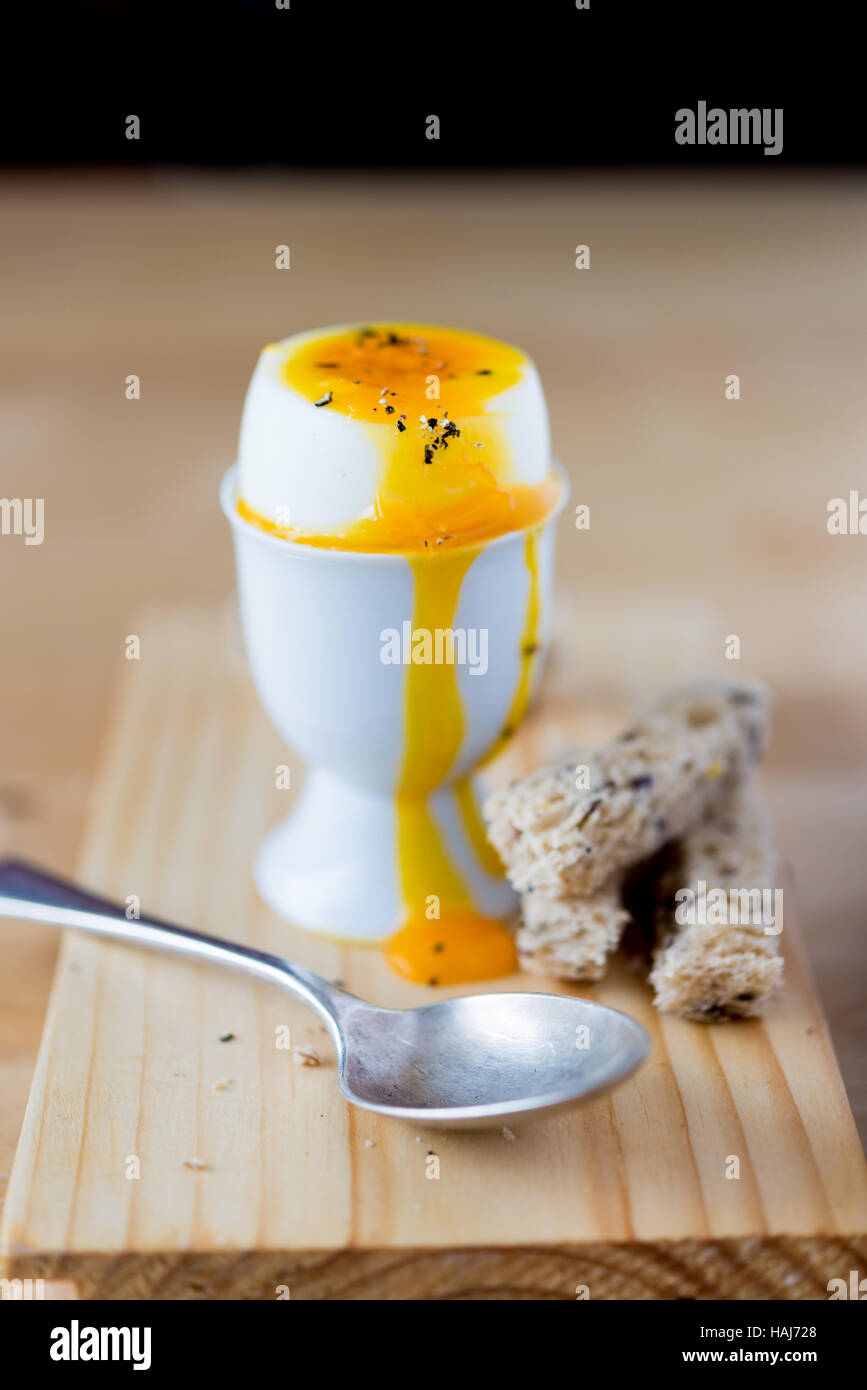 Boiled Egg Stock Photo