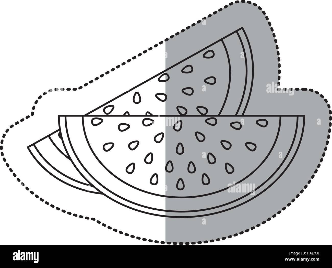 Isolated watermelon fruit design Stock Vector Image & Art - Alamy