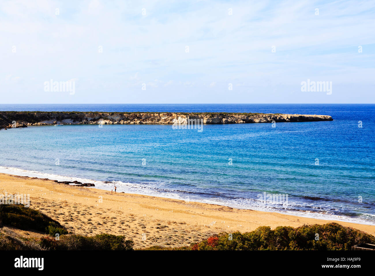 Lara beach, Akamas nature area, Paphos,Cyprus Stock Photo