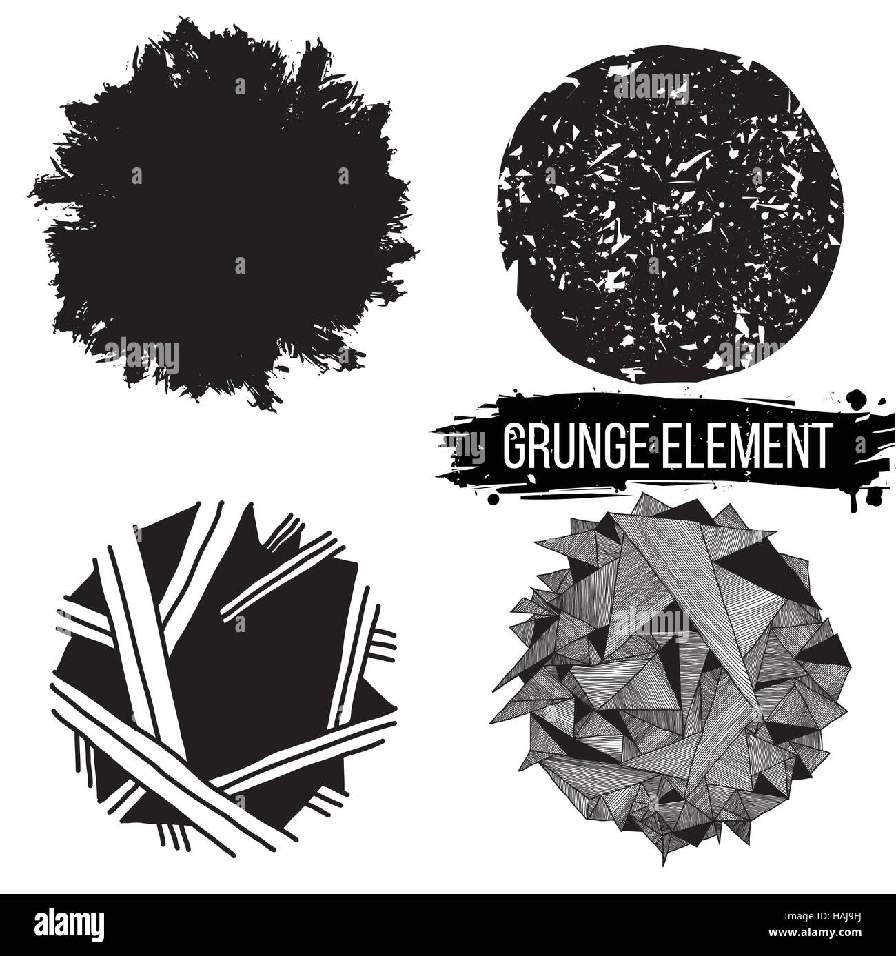 Set grunge elements. Abstract backgrounds Stock Vector Image & Art - Alamy