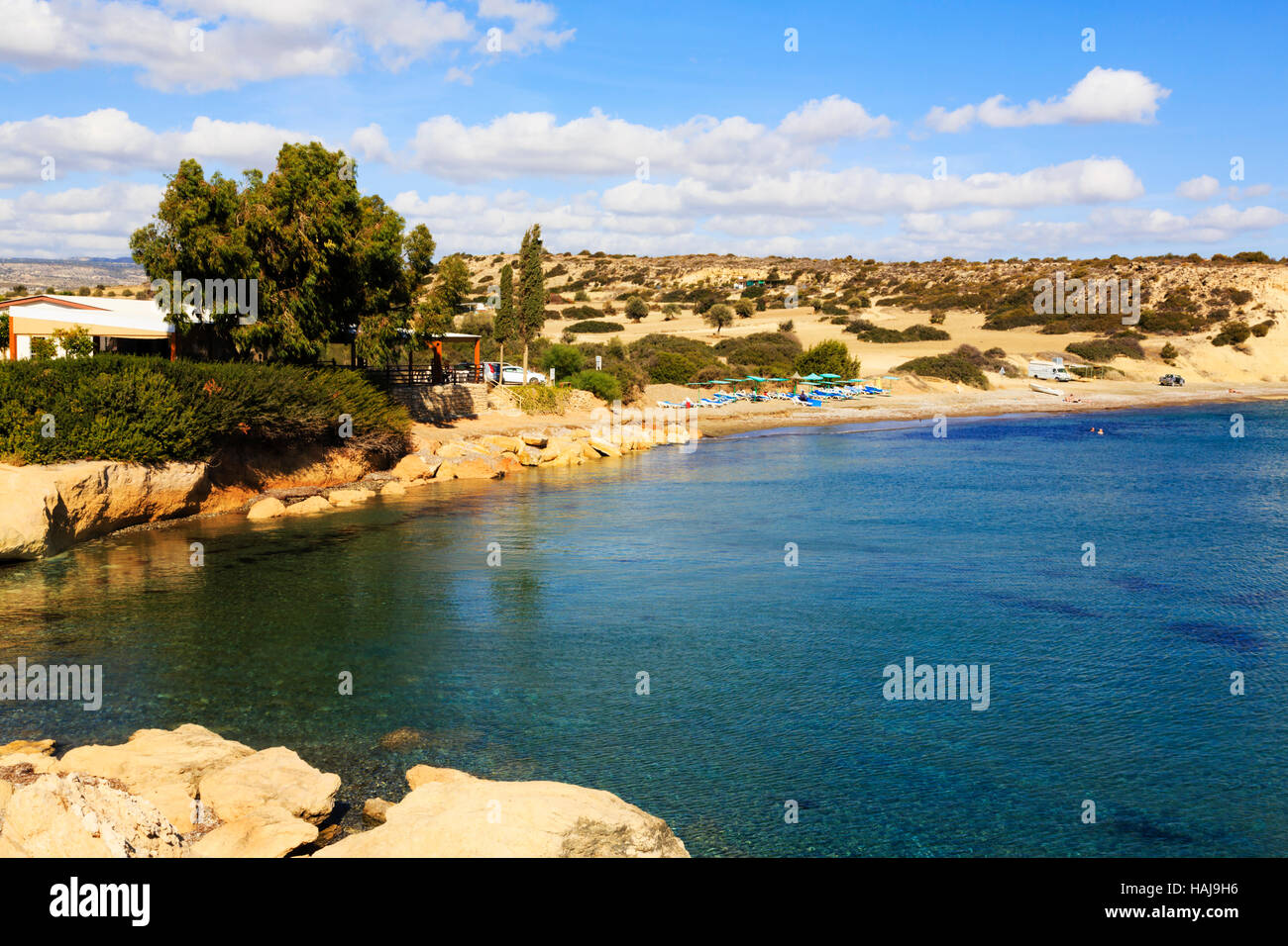 Melanda beach, near Pissouri, Cyprus. Stock Photo