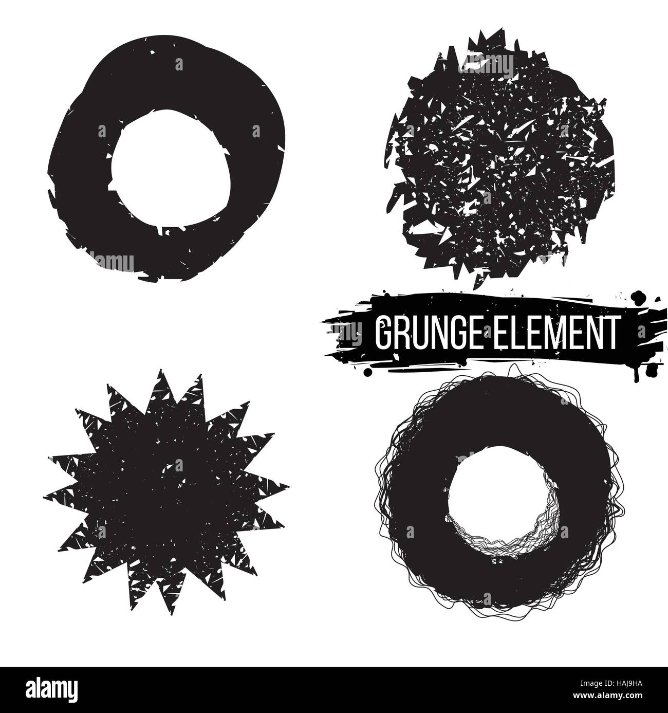 Set of grunge abstract elements Stock Vector Image & Art - Alamy