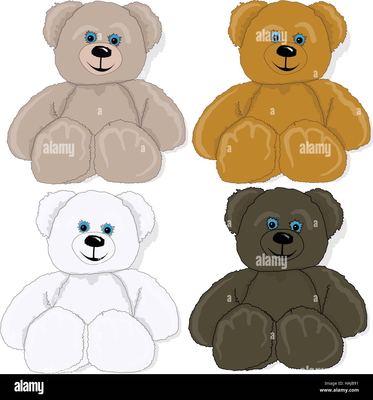 Illustration of cute Bear vector isolated Stock Vector Image & Art - Alamy